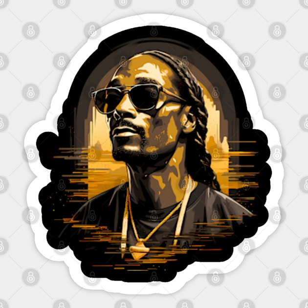 snoop dogg Sticker by WildPackDesign